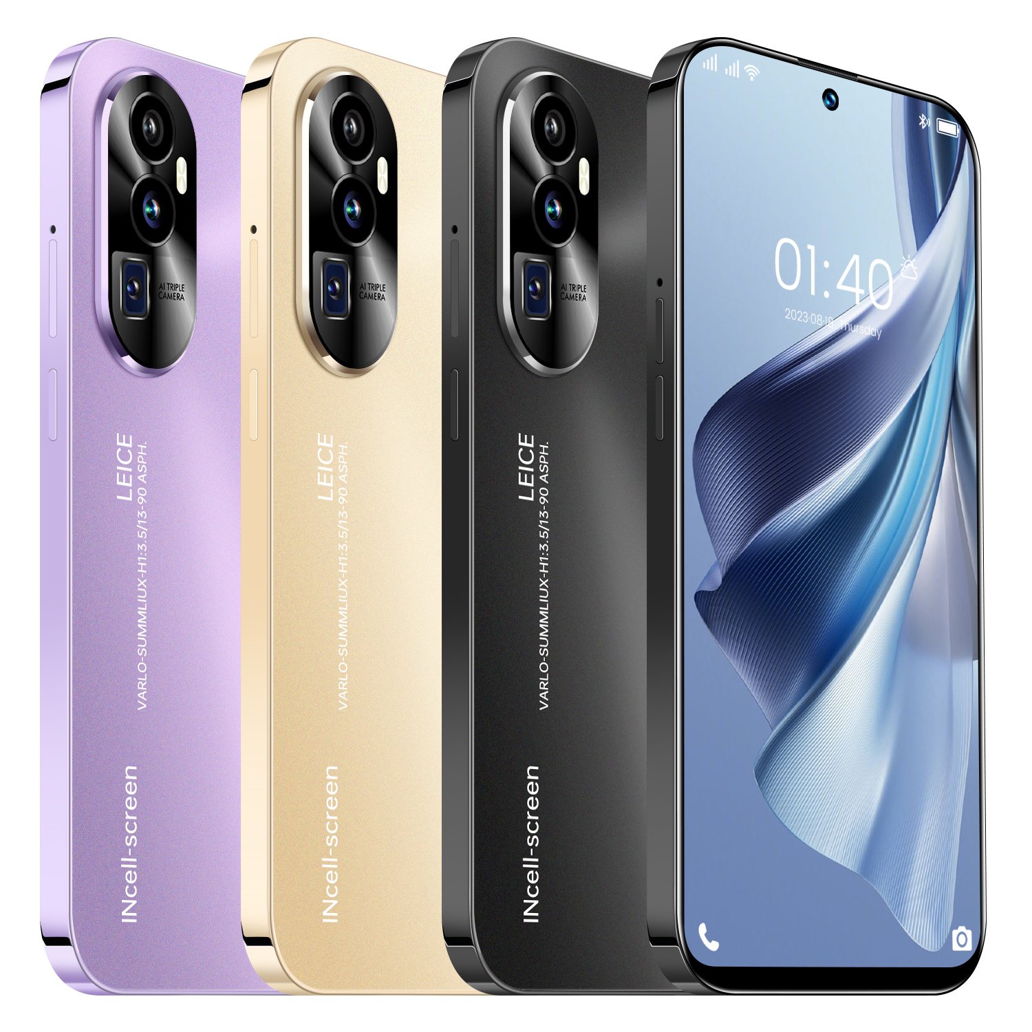 ATLReno10 Pro16GB+1TB 8inch Long endurancev High pixel Type-C charging interface Android 8.1smart phone